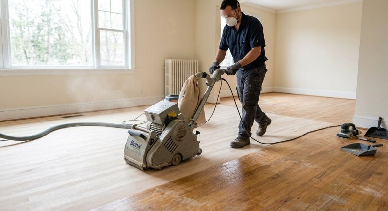 Cabin Floor Refinishing in Olathe, KS