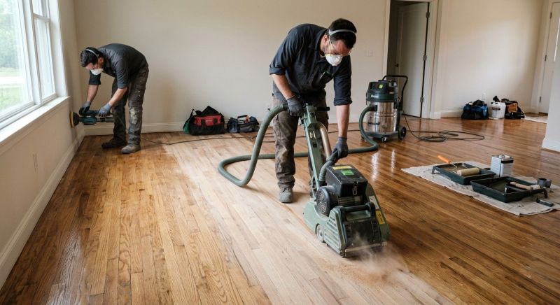 Ash Floor Refinishing in Olathe, KS