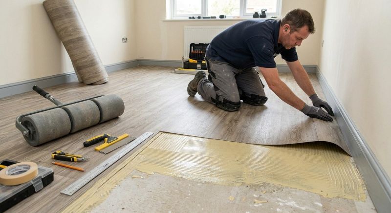 Sheet Vinyl Installation in Manassas, VA