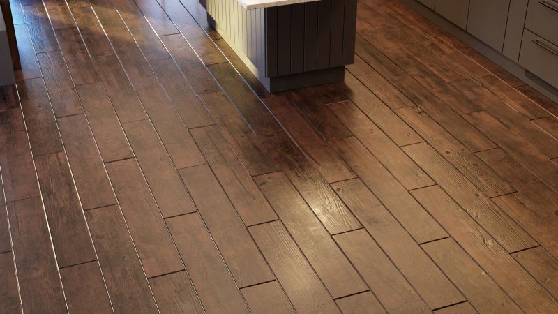 Modern Hardwood Floor in Kitchen